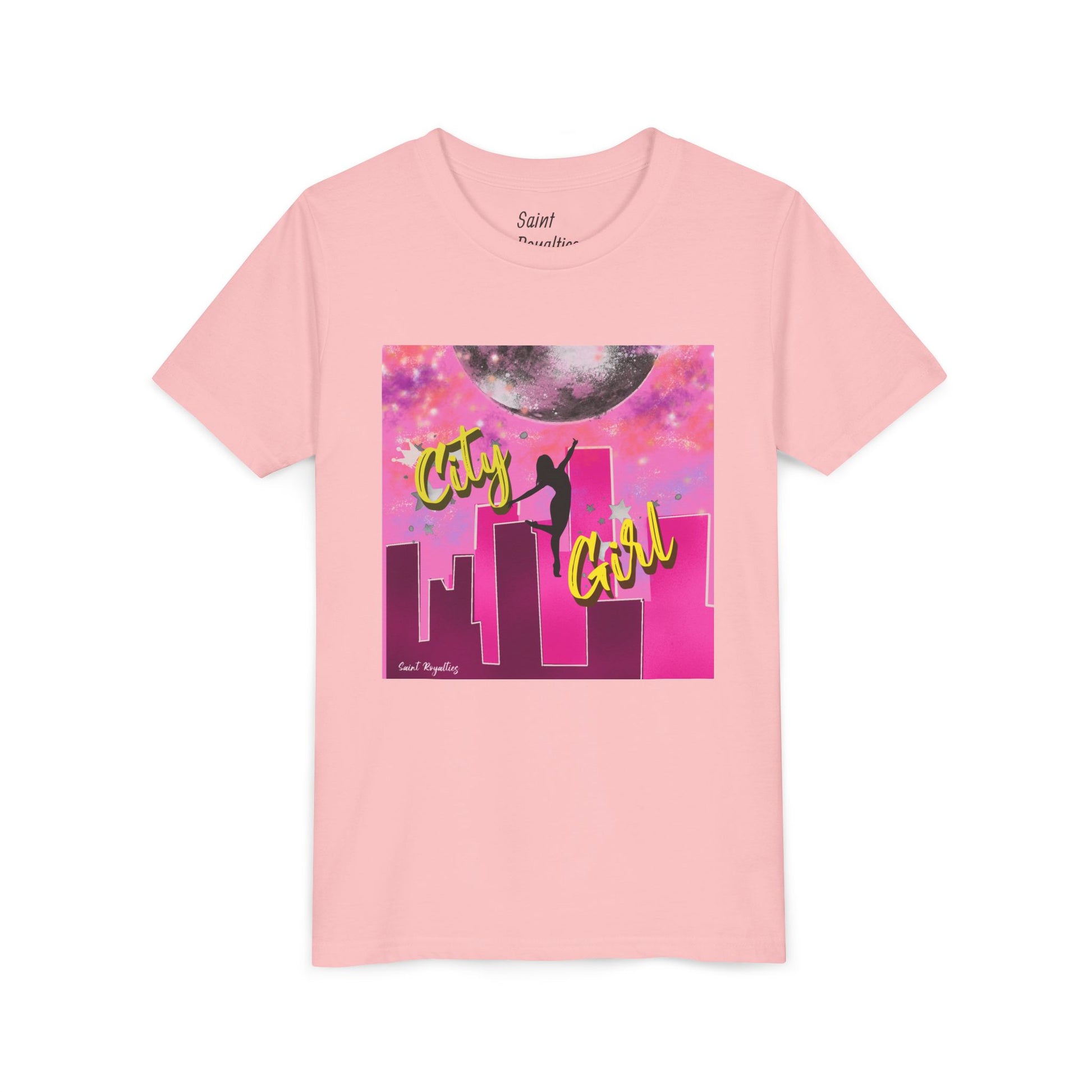 City Girl Youth Tee - Vibrant Urban Style for Trendy Kids