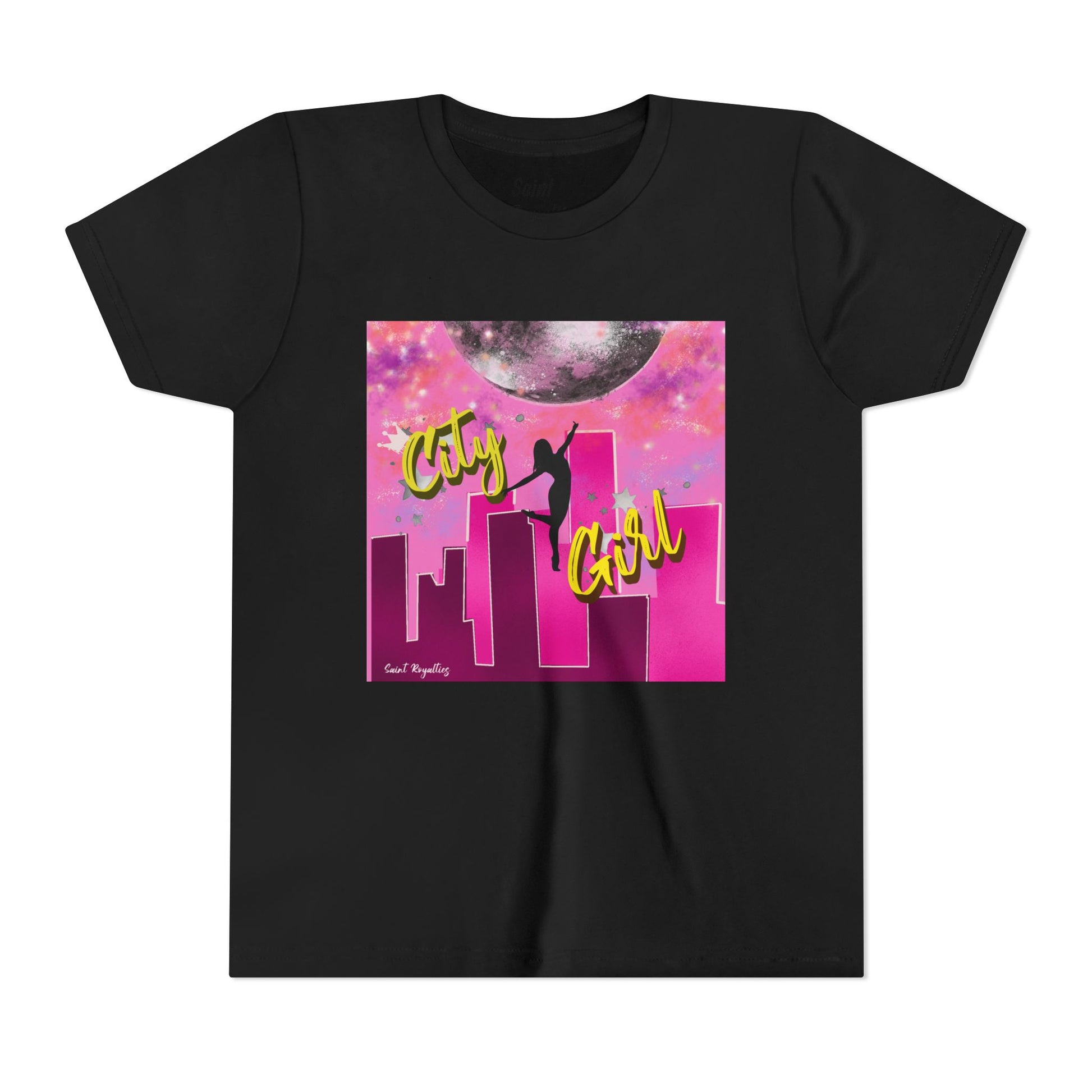 City Girl Youth Tee - Vibrant Urban Style for Trendy Kids