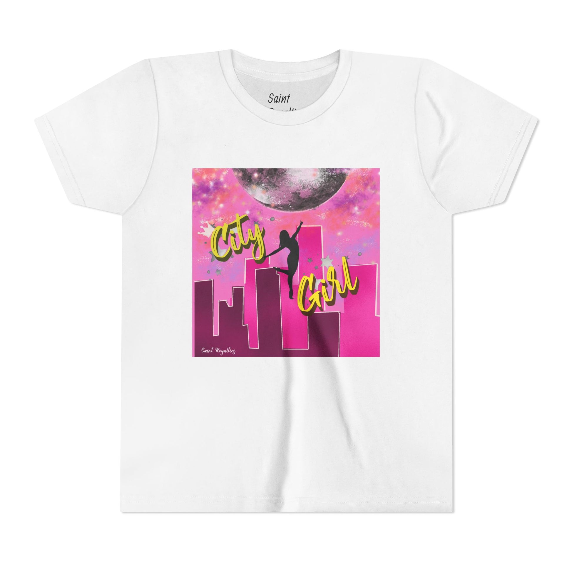 City Girl Youth Tee - Vibrant Urban Style for Trendy Kids