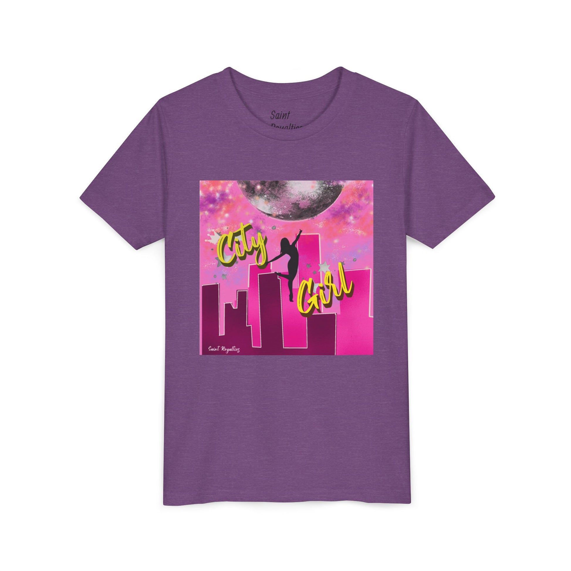 City Girl Youth Tee - Vibrant Urban Style for Trendy Kids